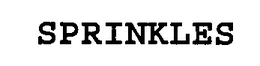 SPRINKLES trademark