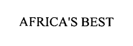 AFRICA'S BEST trademark
