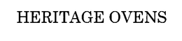 HERITAGE OVENS trademark