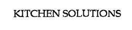 KITCHEN SOLUTIONS trademark