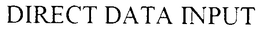 DIRECT DATA INPUT trademark