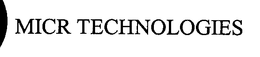 MICR TECHNOLOGIES trademark