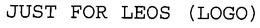 JUST FOR LEOS (LOGO) trademark