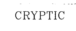 CRYPTIC trademark