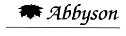 ABBYSON trademark