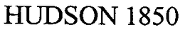 HUDSON 1850 trademark