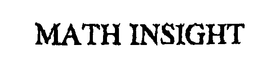MATH INSIGHT trademark
