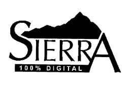 SIERRA 100% DIGITAL trademark