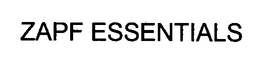 ZAPF ESSENTIALS trademark