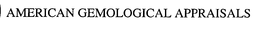 AMERICAN GEMOLOGICAL APPRAISALS trademark
