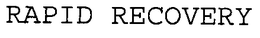 RAPID RECOVERY trademark