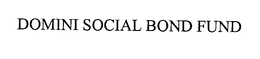 DOMINI SOCIAL BOND FUND trademark