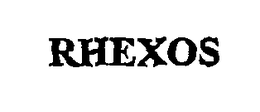 RHEXOS trademark