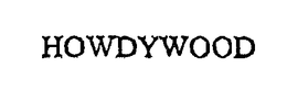 HOWDYWOOD trademark