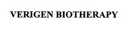 VERIGEN BIOTHERAPY trademark