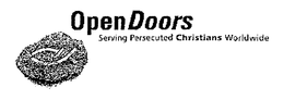 OPEN DOORS SERVING PERSECUTED CHRISTIANS WORLDWIDE trademark