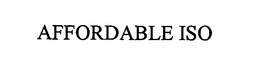 AFFORDABLE ISO trademark