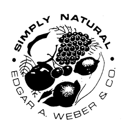 SIMPLY NATURAL EDGAR A. WEBER & CO. trademark