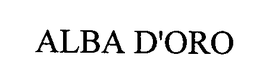 ALBA D'ORO trademark