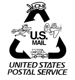 U.S. MAIL UNITED STATES POSTAL SERVICE US MAIL AIR MAIL USPS trademark