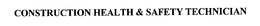 CONSTRUCTION HEALTH & SAFETY TECHNICIAN trademark