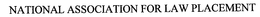 NATIONAL ASSOCIATION FOR LAW PLACEMENT trademark