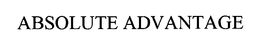 ABSOLUTE ADVANTAGE trademark