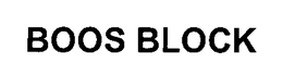 BOOS BLOCK trademark