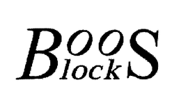 BOOS BLOCK trademark