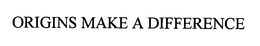 ORIGINS MAKE A DIFFERENCE trademark