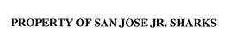 PROPERTY OF JR. SHARKS HOCKEY trademark
