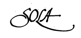 SOLA trademark