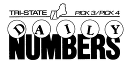 TRI-STATE DAILY NUMBERS PICK 3/PICK 4 trademark