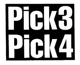 PICK 3 PICK 4 trademark