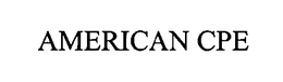 AMERICAN CPE trademark