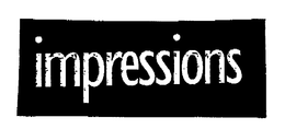 IMPRESSIONS trademark