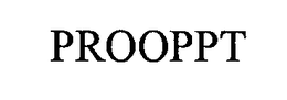 PROOPPT trademark