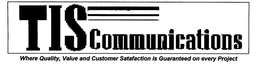 TIS COMMUNICATIONS trademark