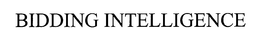 BIDDING INTELLIGENCE trademark