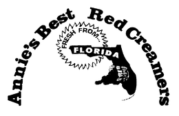 ANNIE'S BEST RED CREAMERS FRESH FROM FLORIDA trademark