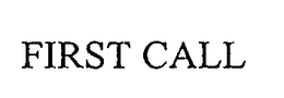 FIRST CALL trademark