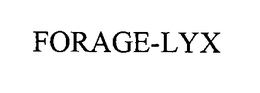 FORAGE-LYX trademark
