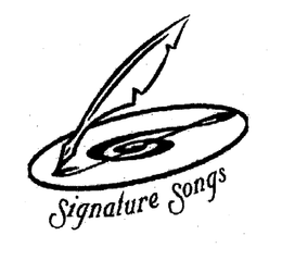 SIGNATURE SONGS trademark
