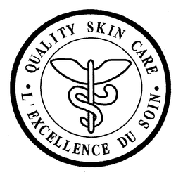 QUALITY SKIN CARE L'EXCELLENCE DU SOIN trademark