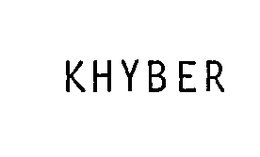 KHYBER trademark