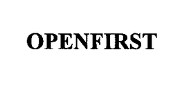 OPENFIRST trademark