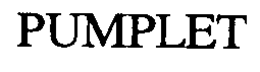 PUMPLET trademark