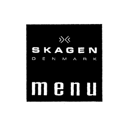 SKAGEN DENMARK MENU trademark