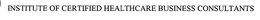 INSTITUTE OF CERTIFIED HEALTHCARE BUSINESS CONSULTANTS trademark