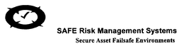 SAFE RISK MANAGEMENT SYSTEMS SECURE ASSET FAILSAFE ENVIRONMENTS trademark